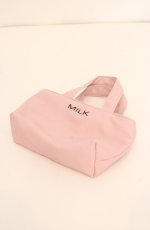 画像1: MILK / ミニトートバッグポーチ  ピンク O-26-08-25-1043-ML-ZA-IG-OS (1)