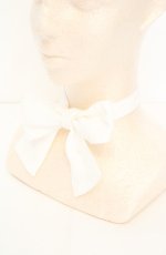 画像1: MADARANINGEN / 2019S/S　TIE　タイ  ホワイト O-26-08-25-1049-PU-ZA-OW-OS (1)