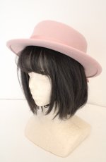画像1: m petit by misako / TT*AMリボンカンカン帽 57.5cm ピンク O-26-08-25-1002-LO-AC-OW-OS (1)