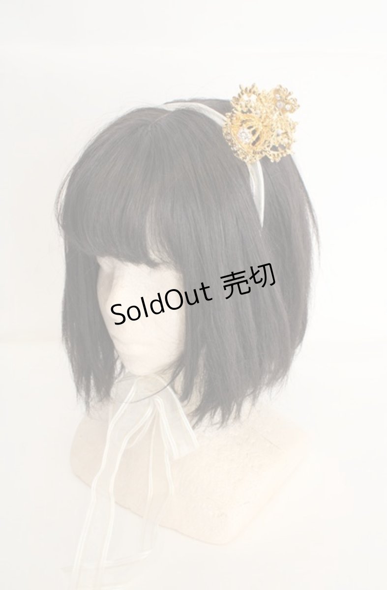 画像1: BABY,THE STARS SHINE BRIGHT / 蝶々王冠ヘッドドレス  ゴールド O-26-08-25-1013-BA-AC-IG-OS (1)