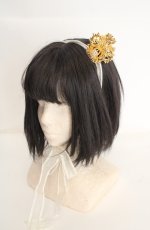 画像1: BABY,THE STARS SHINE BRIGHT / 蝶々王冠ヘッドドレス  ゴールド O-26-08-25-1013-BA-AC-IG-OS (1)