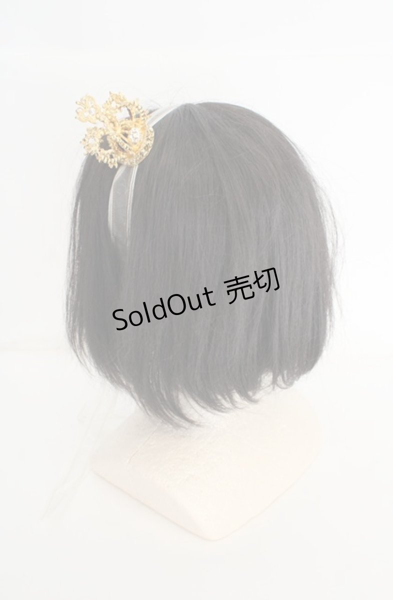画像2: BABY,THE STARS SHINE BRIGHT / 蝶々王冠ヘッドドレス  ゴールド O-26-08-25-1013-BA-AC-IG-OS (2)