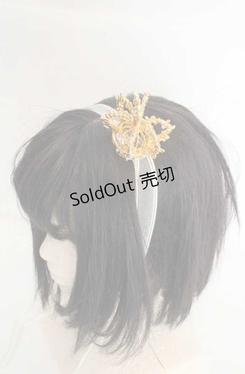 画像3: BABY,THE STARS SHINE BRIGHT / 蝶々王冠ヘッドドレス  ゴールド O-26-08-25-1013-BA-AC-IG-OS (3)