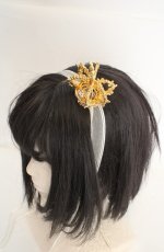 画像3: BABY,THE STARS SHINE BRIGHT / 蝶々王冠ヘッドドレス  ゴールド O-26-08-25-1013-BA-AC-IG-OS (3)