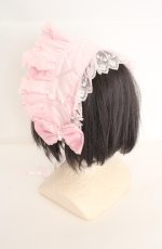 画像2: Angelic Pretty / スピンドルAngelic Princessハーフボンネット  ピンク O-26-08-25-1014-AP-AC-OW-OS (2)