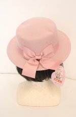 画像3: m petit by misako / TT*AMリボンカンカン帽 57.5cm ピンク O-26-08-25-1002-LO-AC-OW-OS (3)