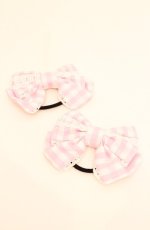 画像1: Angelic Pretty / ギンガムヘアポニー  ピンク O-26-08-25-1029-AP-AC-OW-OS (1)