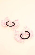 画像2: Angelic Pretty / ギンガムヘアポニー  ピンク O-26-08-25-1029-AP-AC-OW-OS (2)
