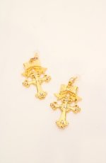 画像1: BABY,THE STARS SHINE BRIGHT / Juno's Bouquetピアス  ゴールド O-26-08-25-1030-BA-AC-IG-OS (1)