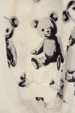画像3: Drug Honey / スケルトンテディプルパーカー  ホワイト×グレー O-26-08-25-055-PU-TO-IG-OS (3)
