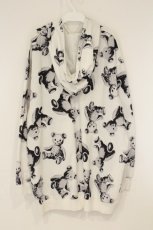 画像4: Drug Honey / スケルトンテディプルパーカー  ホワイト×グレー O-26-08-25-055-PU-TO-IG-OS (4)