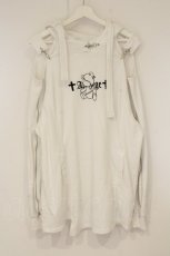 画像1: Amilige / くぎベアオープンショルダーパーカー  ホワイト O-26-08-25-056-PU-TO-IG-OS (1)