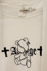 画像2: Amilige / くぎベアオープンショルダーパーカー  ホワイト O-26-08-25-056-PU-TO-IG-OS (2)