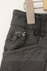 画像2: Ozz Croce / ドラゴン刺繍ショートパンツ  グレー O-26-08-25-068-OO-PA-OW-OS (2)