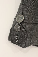 画像3: Ozz Croce / ドラゴン刺繍ショートパンツ  グレー O-26-08-25-068-OO-PA-OW-OS (3)