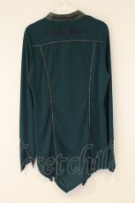 画像4: Ozz Croce / デコルテデザインカットソー  グリーン O-26-08-25-070-OO-TO-OW-OS (4)