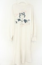 画像1: DearMyLove / mikkoコラボスウェットワンピ M シロ O-26-08-25-2023-GO-OP-OW-OS (1)