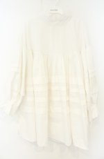 画像1: axes femme / レースアップワンピース M シロ O-26-08-25-2029-AX-OP-OW-OS (1)