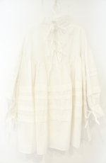 画像2: axes femme / レースアップワンピース M シロ O-26-08-25-2029-AX-OP-OW-OS (2)