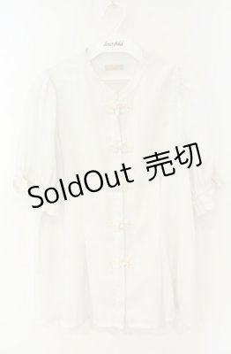Preview of マオカラー半袖ブラウス M グレー
