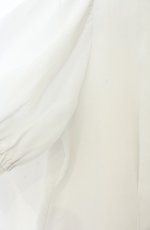 画像2: axes femme POETIQUE / マオカラー半袖ブラウス M グレー O-26-08-25-2036-AX-BL-OW-OS (2)