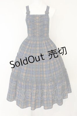Preview of Preppy Tartanサロペットワンピース M ネイビー