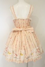 画像5: metamorphose / Happy Bellシャーリングジャンパースカート＆バレッタ  ピンク O-26-08-25-085-ME-OP-OW-OS (5)