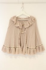 画像1: axes femme / ふわふわモヘアニットケープ F ピンク O-26-08-25-020-AX-TO-IG-OS (1)