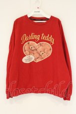 画像1: Candy Stripper / DARLING TEDDY スウェット 2 レッド O-26-08-25-023-PU-TO-IG-OS (1)