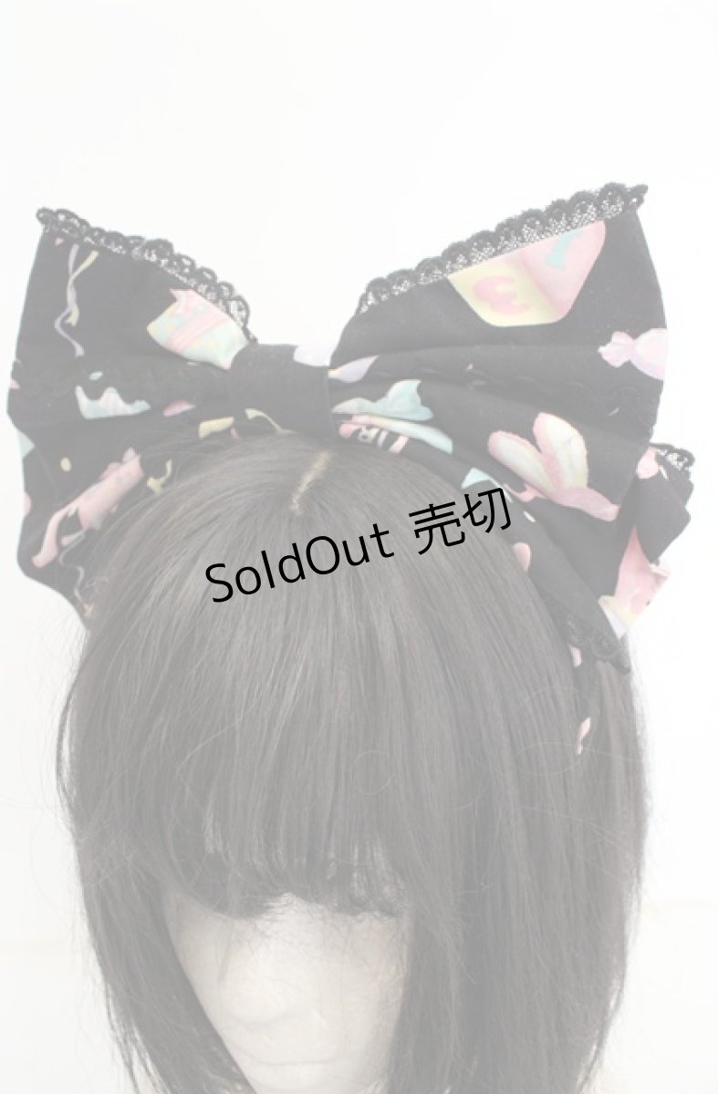 画像1: Angelic Pretty / TOY PARADEカチューシャ  クロ O-26-08-26-052-AP-AC-OW-OS (1)
