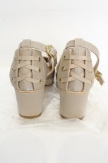画像3: axes femme / 刺繍入りセパレートパンプス L ベージュ O-26-08-26-1026-AX-SH-OW-OS (3)