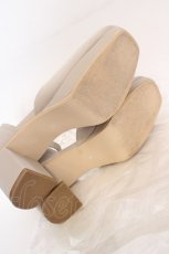 画像4: axes femme / 刺繍入りセパレートパンプス L ベージュ O-26-08-26-1026-AX-SH-OW-OS (4)