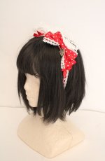 画像1: BABY,THE STARS SHINE BRIGHT / My Sweet Baby Cafe Dotカチューシャ  エンジ×オフシロ O-26-08-26-002-BA-AC-IG-OS (1)
