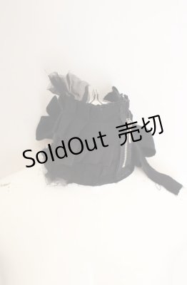 Preview of 継ぎ接ぎネックチョーカー  ブラック