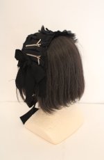 画像4: blablahospital / 継ぎ接ぎネックチョーカー  ブラック O-26-08-26-018-PU-AC-IG-OS (4)