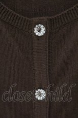 画像3: metamorphose / エンブレム刺繍カーディガン  ブラウン O-26-08-27-023-ME-TO-IG-OS (3)