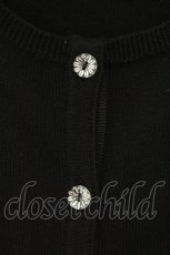 画像3: metamorphose / エンブレム刺繍カーディガン  クロ O-26-08-27-024-ME-TO-IG-OS (3)