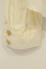画像3: metamorphose / タイ付丸衿ブラウス【2017】  生成り O-26-08-27-026-ME-BL-IG-OS (3)