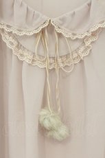 画像2: Franche Lippee / ふんわりポンポンブラウス 3L(FL5) ピンク系 O-26-08-27-027-LO-BL-IG-OS (2)