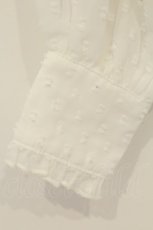 画像3: To Alice / ドットシフォンブラウス  シロ O-26-08-27-035-LO-BL-IG-OS (3)
