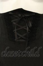 画像2: Innocent World / 編み上げレーススカート L クロ O-26-08-27-004-IW-SK-IG-OS (2)