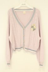 画像1: Secret Honey / エンブレムカーディガン  ピンク O-26-08-27-047-CA-TO-IG-OS (1)