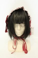 画像2: metamorphose / ストロベリーガーデンフリルヘッドドレス  オフシロ O-26-08-27-001-ME-AC-YM-OS (2)