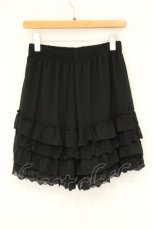 画像3: axes femme POETIQUE / レースフリルペチパンツ M クロ O-26-08-27-060-AX-PA-IG-OS (3)