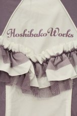 画像5: Hoshibako Works / Hoshibakoジャージ　ワンピース(スーパーショート丈)  ラベンダー×シロ O-26-08-27-070-LO-OP-IG-OS (5)