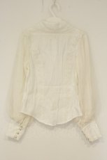 画像4: Wheat House / 蒼穹の荘園ジャボ付きブラウス m ホワイト O-26-08-27-071-LO-BL-YM-OS (4)