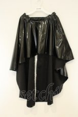 画像1: DarkLife / 十字架テールスカート  ブラック×ホワイト O-26-08-27-074-PU-SK-IG-OS (1)