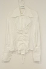 画像1: ATELIER BOZ / ミストレスブラウス  ホワイト O-26-08-27-075-EL-BL-IG-OS (1)