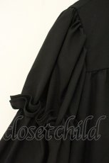 画像3: Na+H / ベルベットリボン付ブラウス hm  ブラック O-26-08-27-077-PU-BL-IG-OS (3)
