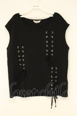Preview of DARK SUMMER TIE TOP（ダークサマータイトップ） M ブラック
